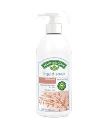NATURE'S GATE LIQUID SOAP MOIST OATMEAL 16 FZ
