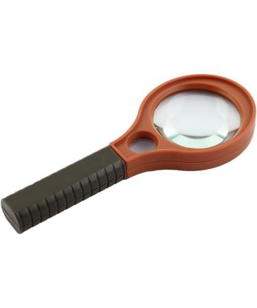 Plastic Frame Nonslip Grip 50mm Lens Handheld Reading Magnifying Glass Magnifier 4X Good Times - Buy Online on SooperMarket.com