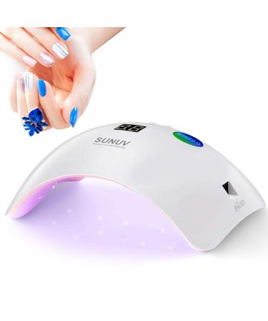 Sunuv nail dryer UV LED lamp for nails 30/60/99s timer infrared sensor LCD display suitable for all gel for manicure/pedicure nail art at home and salon