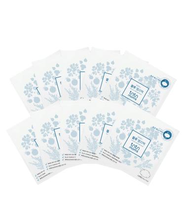 TNTN MOM'S Blue Belly Sheet Mask (10EA) for pregnant women stretch mark removal. 3rd Trimester tummy scars care and Intensive moisture patch, pregnancy skin care with plant based. 17.6 oz