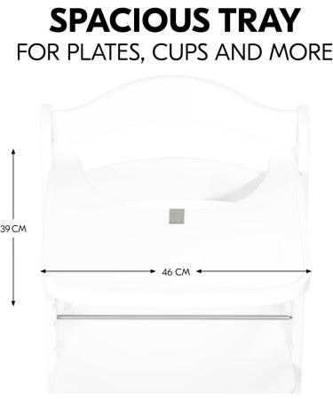 Hauck Alpha+ Wooden Tray White - FSC Certified Beechwood Highchair Tray - Buy Online on SooperMarket.com