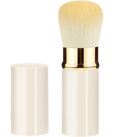 Maodom Telescopic Makeup Brush Small Multipurpose Cosmetics Brushes Portable Powder Brushes Soft Face Makeup Brush for Sunscreen Bronzing Powder White - Buy Online on SooperMarket.com