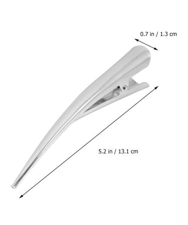 KALLORY 12Pcs Large Duckbill Hair Clips - Non-Slip Metal Barrettes for Thick & Thin Hair (Silver) - Buy Online on SooperMarket.com