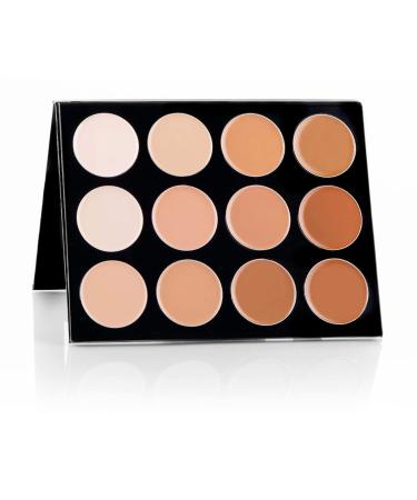 Mehron Makeup Celebre Pro-HD Cream Contour & Highlight Palette (12 Colors)