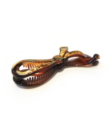 Meilliwish Noble Banana Hair Clip for Women - Brown | Elegant Wedding Accessory (H87) - Buy Online on SooperMarket.com