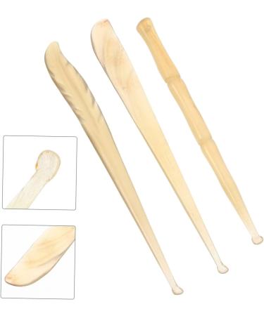 FOMIYES 3pcs Ear Cleaning Tools Kit - Ear Pick, Tweezers, Brush Set | Household Earwax Spoon Remover | Ear Wax Pick Accessories - Buy Online on SooperMarket.com