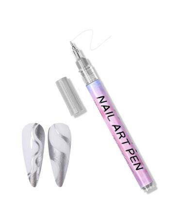 Nail Art Pen Nail Whitener Pencil Nail Art Dotting Tools Nail Design Marbleizing Tool For Dots And Marbling 04
