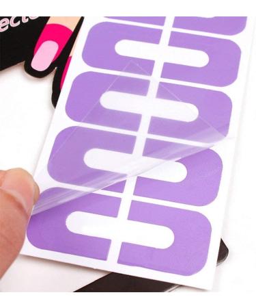 Nail Polish Protector - 90 PCS Stick-On Stencils for Nail Art - Peel Off Guides for Perfect Designs - Buy Online on SooperMarket.com