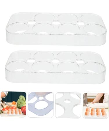 Mikikit Practical Pcs Egg Shelf Utensil Holder with Lid Containers with Lids Refrigerator Egg Case Blank Organizer Professionl - Buy Online on SooperMarket.com