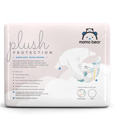 Mama Bear Plush Protection Size 3 Diapers - Hypoallergenic & Ultra-Soft, Dermatologist Tested, 40 Count - For 16-28 lb Babies - Buy Online on SooperMarket.com