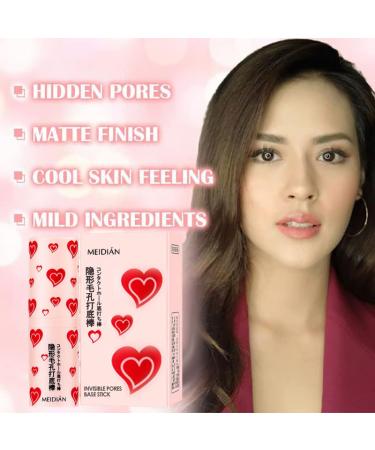 Magical Pore Eraser Waterproof Face Primer Stick - Matte Priming Makeup Blur Stick (Pink) - Buy Online on SooperMarket.com