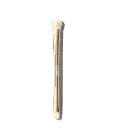 ICONIC LONDON- Makeup Brushes for Buffing Blending and Finishing Vegan and Cruelty Free Concealer Duo Brush