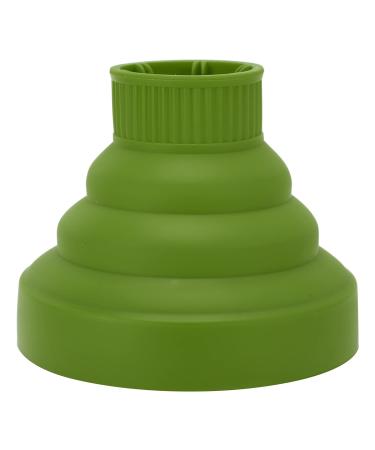 6Colors Foldable Hairdryer Diffuser Universal Collapsible Folding Hair Blower Diffuser Cover Fast Drying Blow Dryer Diffuser Attachment Styling Hairdressing Tool for Curly and Wavy Hair(Green)
