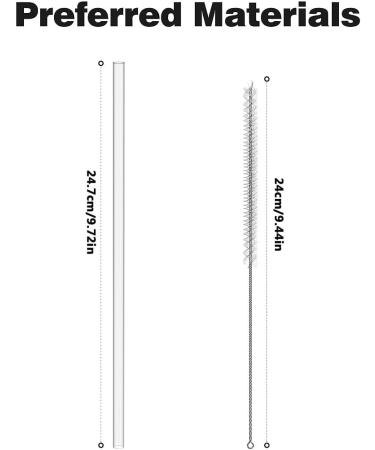 4Pcs Replacement Straws Reusable Straws for Stanley Water Bottles Compatible 30oz 20oz 14oz Tumbler with Cleaning Brush Plastic(Clear) - Buy Online on SooperMarket.com