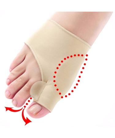 JHGCCL Toe Straightener Silicone Toe Separator Corrector Thumb Hallux valgus Foot Brace Support