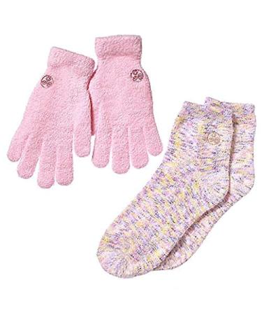 Earth Therapeutics Aloe Moisture Gloves & Socks Set - Confetti/Pink | Hydrating Spa Accessories - Buy Online on SooperMarket.com