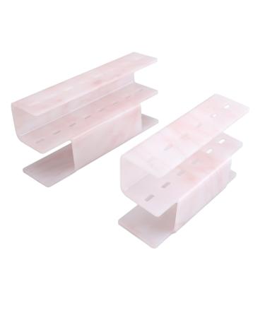 Sonew 2-part tweezers 6 holes and 8 holes plastic tweezers for eyelashes tweezers organizer for the beauty salon
