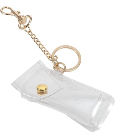 VALICLUD Clear Lipstick Keychain 2 Pack - Chapstick Holder with Clear Cap - Buy Online on SooperMarket.com