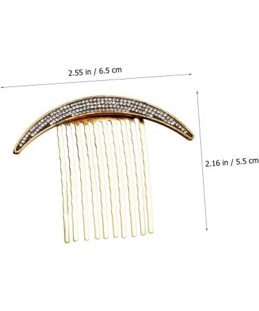 HAPINARY 1 Set Star Moon Hairpin Hair Side Comb Clip Bridal Hair Comb Wedding Hair Barrettes Hair Pin for Decor Hair Side Clip Comb Metal Bridesmaids Headpiece Hair Side Combs Star Hairpins - Buy Online on SooperMarket.com