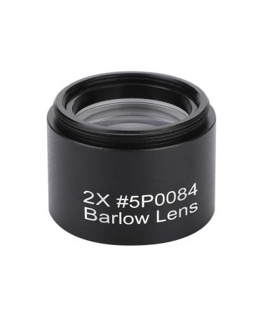 ASHATA Barlow Lens 2X Metal 1.25 Inch Astronomical M28.6 * 0.6 Thread Barlow Lens for Telescope Eyepieces