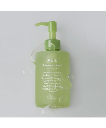Buy Abib Pore Cleansing Oil Heartleaf | Gentle Oil Cleanser for Sensitive Skin | 210ml | Korean Skincare for Blackheads & Pore Care - Buy Online on SooperMarket.com