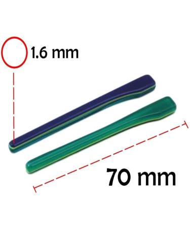 Blue Glasses End Tips Replacement | Glasses Accessories & Tape | Temple Ear Socks for Thin Metal Legs - 2 Pairs - Buy Online on SooperMarket.com