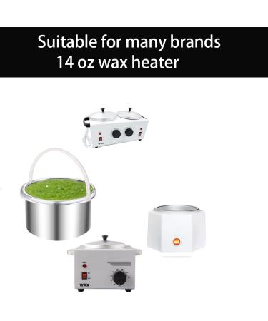 FIGHTART 500cc Wax Pot Replacement Inner Pan Tin Container - Hair Removal Waxing Can 14oz - Buy Online on SooperMarket.com