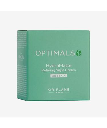 Oriflame Optimals Hydra Matte Refining Night Cream for Oily Skin - Hydration & Mattifying Formula - Buy Internationally Now - Buy Online on SooperMarket.com