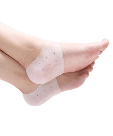 Silicone Heel Protection Sleeves & Gel Insoles for Plantar Fasciitis - Moisturizing Foot Socks for High Heels - Buy Online on SooperMarket.com