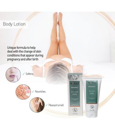 Moraz Pregnancy Body Lotion - Herbal Formula for Women | Hydrating & Elasticity-Boosting | Jojoba Oil - 5.1 oz - Buy Online on SooperMarket.com