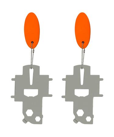 ISURE MARINE 2pcs Deck Fill Plate Key Kit Gas Fuel Water Waste Diesel Tank Filler Cap Keys Stainless Steel Multi Tool Floating Keychain for Boat Marine Yacht