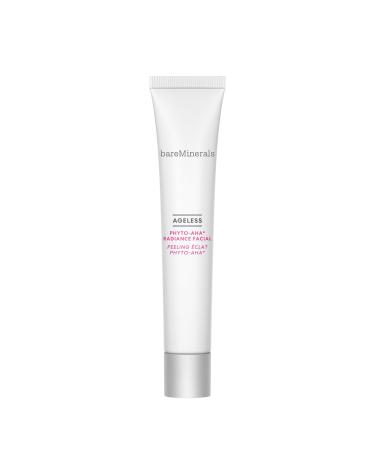 bareMinerals Ageless Phyto-AHA Radiance Facial with Plant-Based AHA Alternative 3-in-1 Peel Gentle Face Exfoliator + Resurfacing Mask Vegan