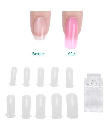 100pcs Nail Art Kit Set | Wrong Nail Tips & Nail Fixed Clip for Perfect Nail Designs - Buy Online on SooperMarket.com