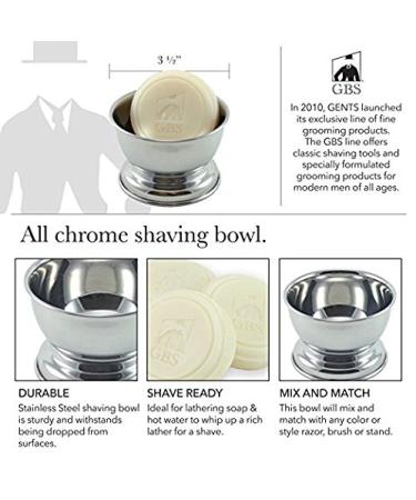 Shop 5 Piece Men's Shaving Gift Set | Fusion Razor Silvertip Badger Brush Bowl & Soap - Perfect for Gifting - Buy Online on SooperMarket.com