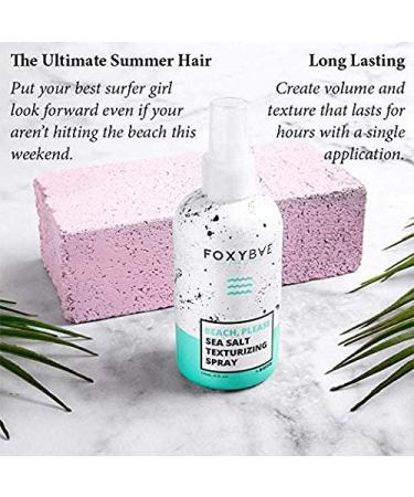 FoxyBae Beach Please Sea Salt Texturizing Spray 8 oz with Perfume/Cologne Samples - Buy Online on SooperMarket.com