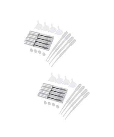 Beavorty 8 Pcs Eyelash Brush Tube Eyeliner Bottle Mascara Wands and Tubes Empty Mascara Tube for oil