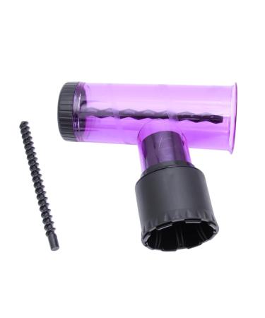 NOLITOY Long Hair Waver Hair Dryer Diffuser Hair Roller Heating Hair Straighteners Hairdressing Roller Hair Curling Rollers Ceramic Curling Iron Wand Dryer Mouth Cover Purple Curling Tool