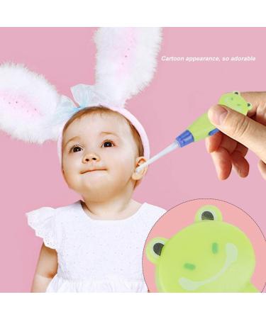 SWOQ Baby Ear er - Detachable Cute Cartoon Toddler Ear er with Flashlight Function (Green Frog) - Buy Online on SooperMarket.com