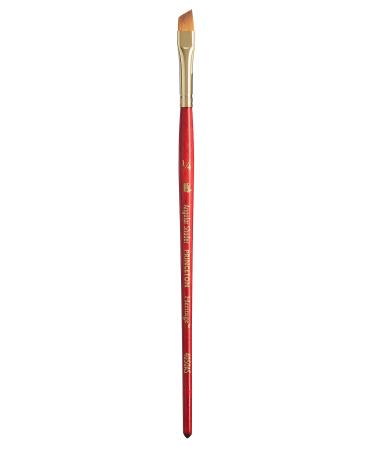 Princeton Heritage, Series 4050, Synthetic Sable Paint Brush for Watercolor, Angle Shader, 1/4 Inch
