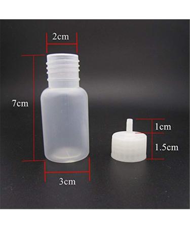 Xmasir Precision Applicator Set - 4 pcs 1 Oz. Henna Bottles with Needle Tips - 16 pcs Caps - Multi Purpose - Buy Online on SooperMarket.com