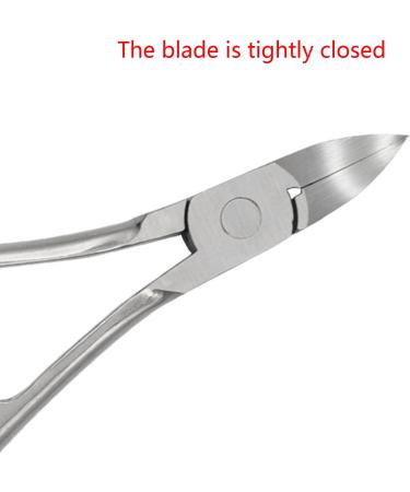 Cuticle Scissors Stainless Steel Manicure Pedicure Tools Dead Skin Scissor Nipper Golden/Silver/Rainbow Silver F - Buy Online on SooperMarket.com