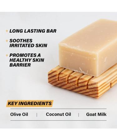 Southern Natural Tea Tree Peppermint Goat Milk Soap Bar (3 Pack) - Handmade in USA for Acne, Eczema, Psoriasis & Dry Skin - Face & Body Soap (4-4.5 oz each) - Buy Online on SooperMarket.com
