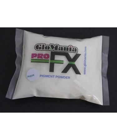 AQUA BLUE/GREEN Glow in the Dark Pigment Powder 10g - Luminous Pigment for Crafts & DIY Projects - Buy Online on SooperMarket.com