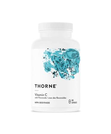 Thorne Vitamin C with Flavonoids - Blend of Vitamin C and Citrus Bioflavonoids from Oranges the Way They're Found Together in Nature - 180 Capsules