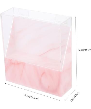 WOFASHPURET Storage Rack Rack for Display Eyelash Holder Eyelash for Extensions Makeup Holder Eyelash Rack Pink Extend Acrylic Marble 14.5x4.5cm - Buy Online on SooperMarket.com