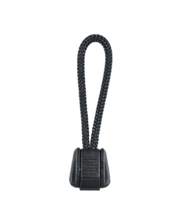 Paracord Planet Zipper Pulls Available in Various Color Combinations 5 Pack Black/Black 5 Pack