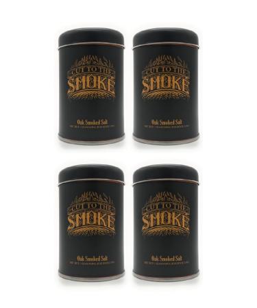 Oak Smoked Salt (Coarse) (Shaker Tin) (150g Pack of 4)