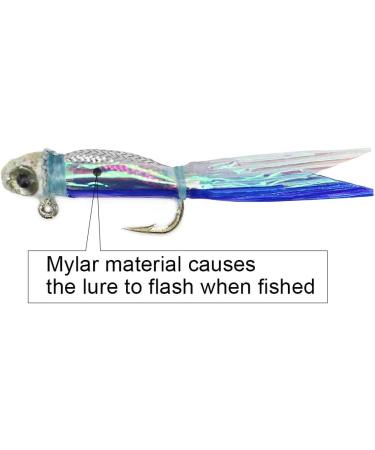 YZD Silverside Minnow Crappie Jig 12pcs - 3Color Mix | Fishing Lures for Crappie | Premium Quality - Buy Online on SooperMarket.com