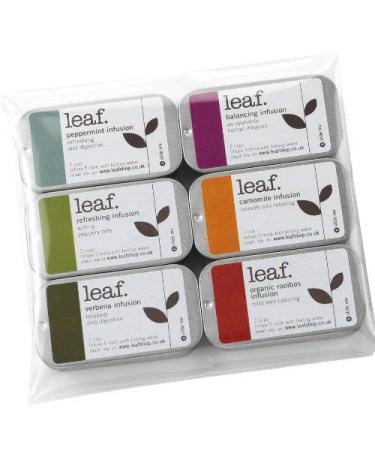 Tea gifts: 6 mini herbal infusion tins taster set