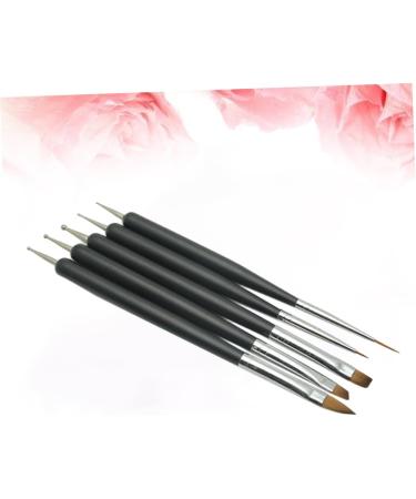 minkissy Pens Set nail art pen manicure pen dot painting tools nail art polish pens manicure tools professional nail brush nail art drill pen nail art Accessory picker dual purpose Drill 15.7*0.4CM Black - Buy Online on SooperMarket.com